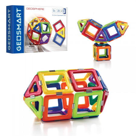 GEOSMART magnētisks konstruktors ar RC GeoSphere 31 pcs., GEO210 