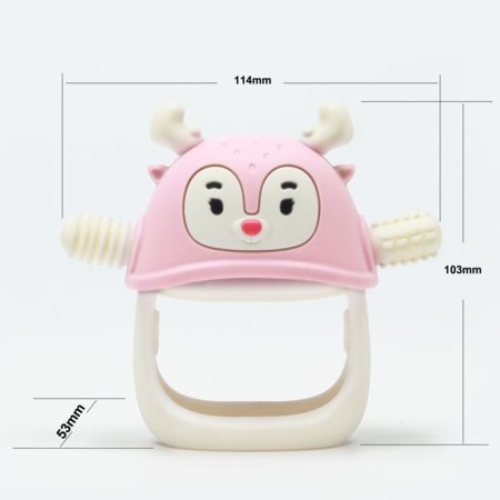 SMILY MIA zobgrauznis REINDEER, Light Pink, 3 m+, M12032-1 