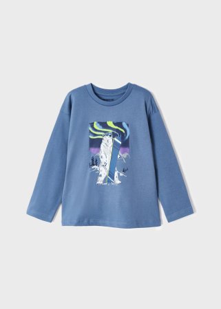 MAYORAL t-krekls ar garām piedurknēm 5G, stone blue, 4038-45 4038-45