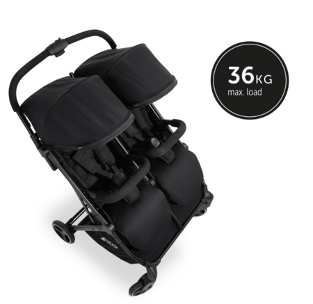 HAUCK ratini dvīņiem SWIFT X DUO, Black, 500040 