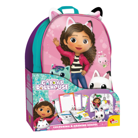 LISCIANI Gabby's dollhouse zīmēšanas komplekts mugursomā, 106288 