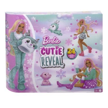 BARBIE lelle Cutie Reveal adventes kalendārs, HJX76 HJX76