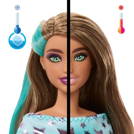 BARBIE Party Unboxed Reveal lelle ar brūniem matiem, JFG72 