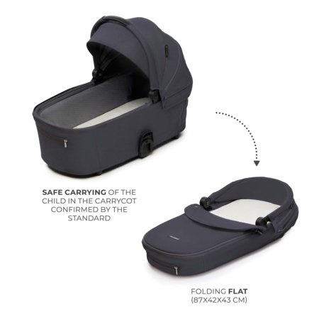 KINDERKRAFT universālie ratiņi 2IN1 NEA 2.0, deep grey, KSNEA002DGR2000 
