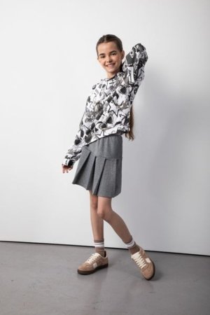 COCCODRILLO svārki RAVE GIRL JUNIOR, pelēks, ZC5125201RGJ-019-140, 140 cm 