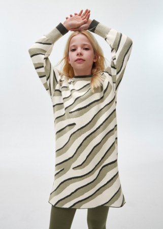 MAYORAL kleita ar garām piedurknēm 8F, zebra, 7964-62 