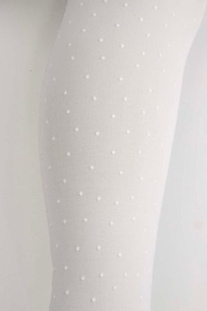 COCCODRILLO zeķubikses TIGHT MICROFIBRE COLORFUL, balts, cm 