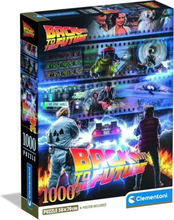 CLEMENTONI puzle Cult Movies 2026 - Back, 1000 gab., 37513 