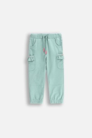 COCCODRILLO bikses DREAM DIARIES GIRL NEWBORN, zaļš, WC5120102DGN-011-086, 86 cm 