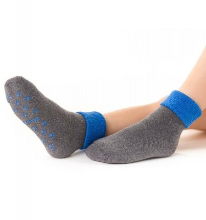 STEVEN zeķes ar neslīdošu pēdu ABS, pelēkas, 155-018 20-22 155-018 20-22