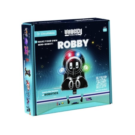 CIRCUITMESS Wacky Robot izglītojošs STEM komplekts Robby, CM-SA-ROBBY 