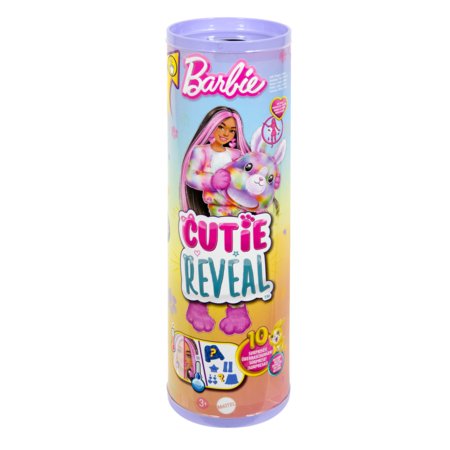 BARBIE Cutie Reveal lelle krāsu sapnis zaķis, HRK38 