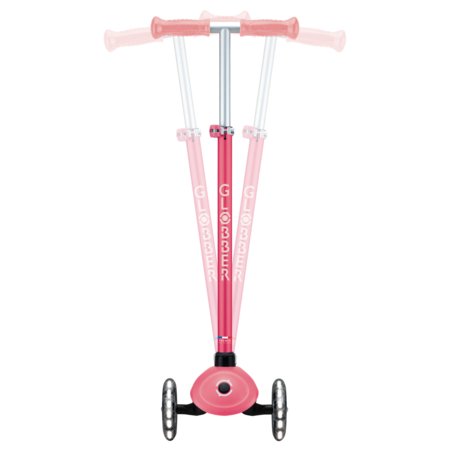 GLOBBER skrejritenis Primo Plus Glow Lights, koraļļu rozā, 443-110 