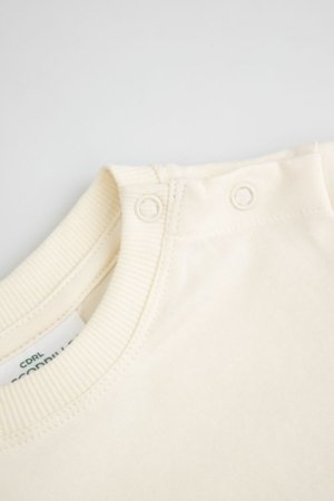 COCCODRILLO t-krekls ar īsam piedurknēm, smilšu krāsa, izmērs 