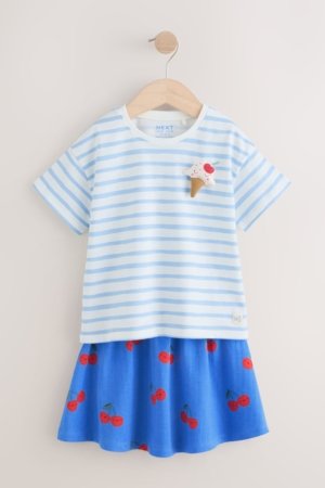 NEXT t-krekls un svārki, AG9827, 80-86 