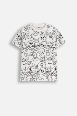 MOKIDA t-krekls MOKIDA COLLECTION BOY, balti, ZM5143206MCB-001-128, 128 cm 