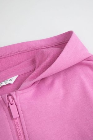 COCCODRILLO džemperis ar kapuci, rozā, cm 