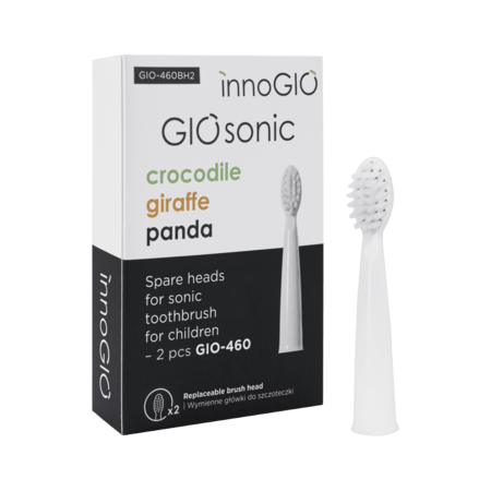 INNOGIO Rezerves uzgaļi zobu birstei 2 gab. GIOsonic, GIO-460BH2 
