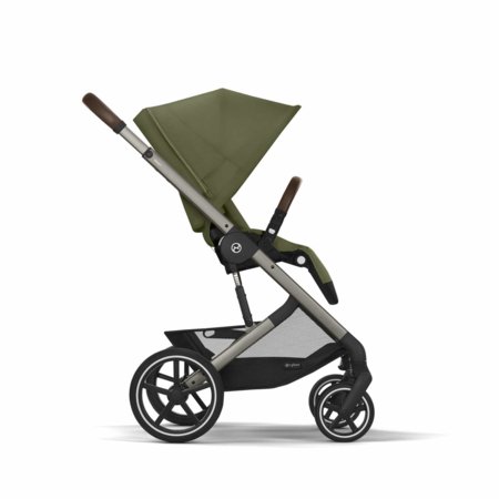 CYBEX ratiņi BALIOS S LUX BLK, Moss green, 525000105 