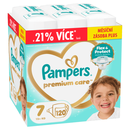 PAMPERS autiņbiksītes Premium Care Monthly, 7 izmērs, 15+kg, 156 vnt., 80883545 