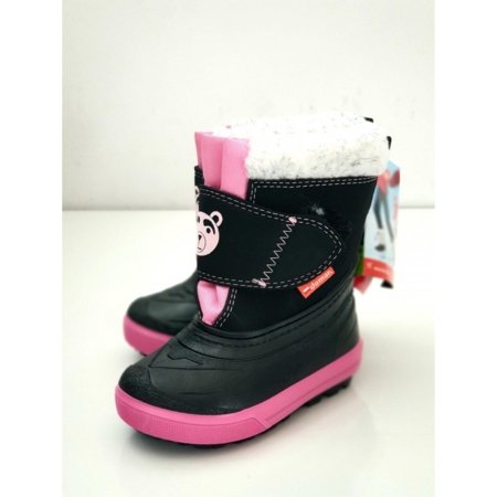 DEMAR ziemas zābaki BEAR, melni/rozā, 1507, 22-23 1507 28-29