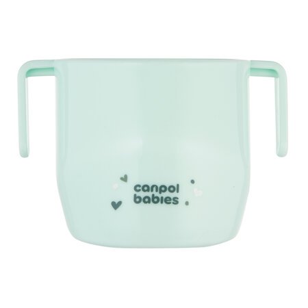 CANPOL BABIES treniņkrūzīte ar rokturiem, tirkīza, 74/060_tur 