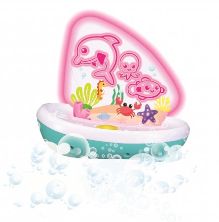 BB JUNIOR bath toy Splash 'N Play Light Up Sailboat, 16-89022 16-89022