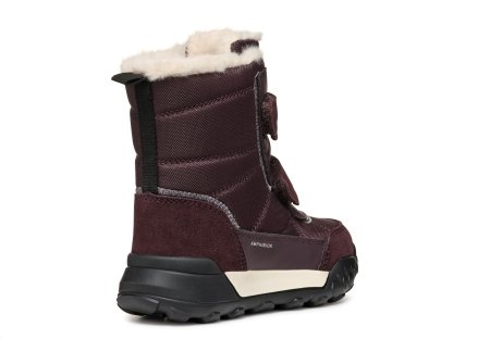 GEOX ziemas zābaki, ķiršu krāsa, J46M7E-0FU22-C7357, 38 izmērs 