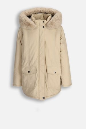 COCCODRILLO jakete OUTERWEAR GIRL JUNIOR, krēmveida, cm 
