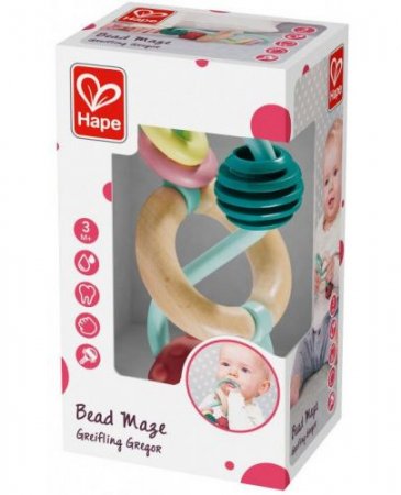 HAPE satveršanas rotaļlieta Bead Maze, E8501B E8501B