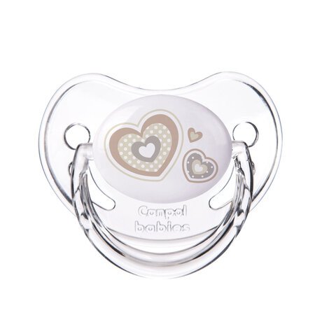 CANPOL BABIES māneklītis ortodontisks, silikona Newborn 6-18m 22/566_bei 22/566_bei