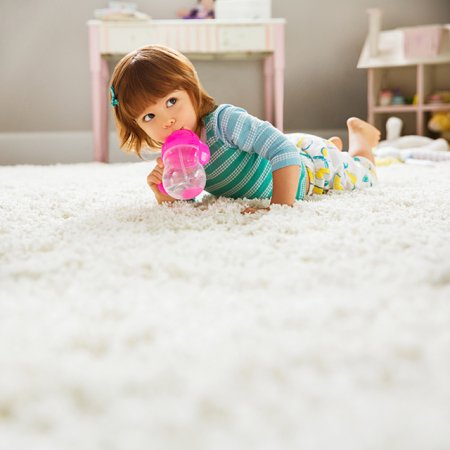 MUNCHKIN pudelīte ar salmiņu, 207ml, 6m+, pink, 90123 01248202