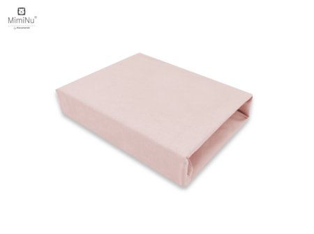 MIMINU džersija palags, 140x70 cm., Powdery pink 