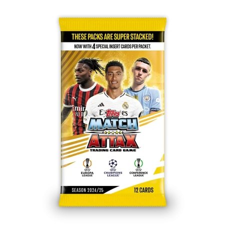 TOPPS kartiņas Champions League 2025 MA Packets, 12gab, 5053307071612 