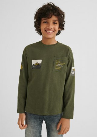 MAYORAL t-krekls ar garām piedurknēm 7B, lichen, 162 cm, 7006-87 7006-87 10