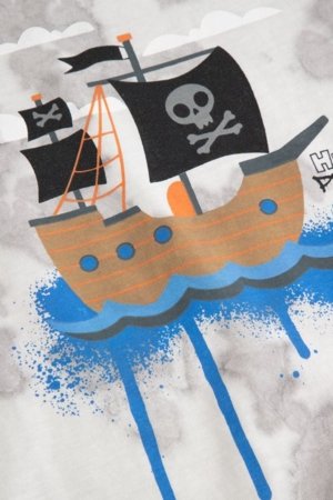 COCCODRILLO t-krekls ar īsam piedurknēm, pelēki, WC6143202RBK-019-116, 116 cm 