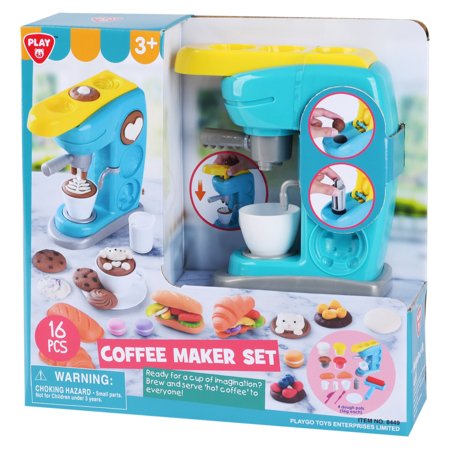 PLAYGO DOUGH kafijas automātu komplekts, 16 gab., 8449 