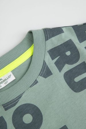 COCCODRILLO t-krekls ar īsam piedurknēm, zali, WC6143202NBJ-011-152, 152 cm 