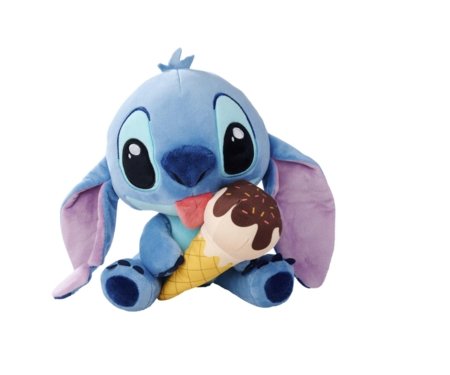 SIMBA Disney mīkstā rotaļlieta Stitch ar saldējumu, 25 cm, 6315870516 