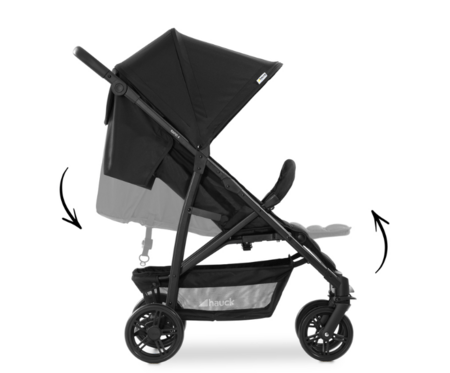 HAUCK ratiņi RAPID 4D, Black, 148457 