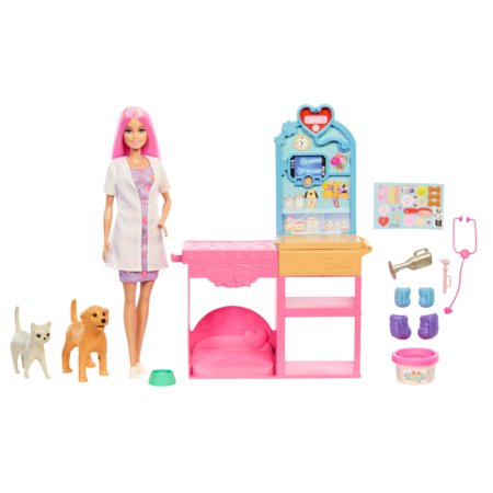 BARBIE veterinārās klīnikas komplekts ar lelli, JFX93 