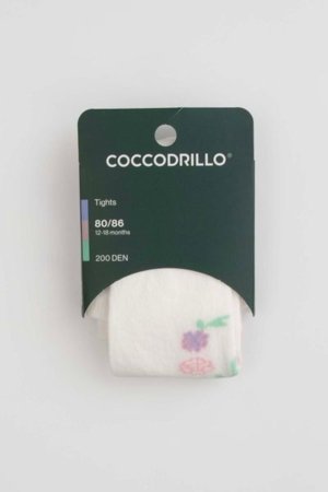 COCCODRILLO zeķubikses TIGHT COTTON COLORFUL, krēmveida, cm 