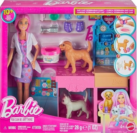 BARBIE veterinārās klīnikas komplekts ar lelli, JFX93 