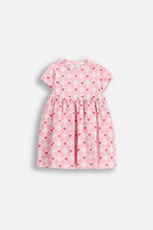 COCCODRILLO kleita ar īsam piedurknēm, rozā, WC6129201QGN-022-080, 80 izmērs 