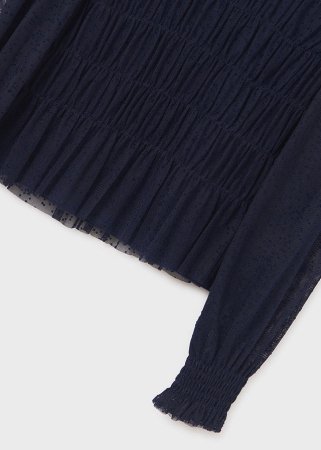 MAYORAL blūze ar garām piedurknēm 8B, dark,  7176-91 7176-91