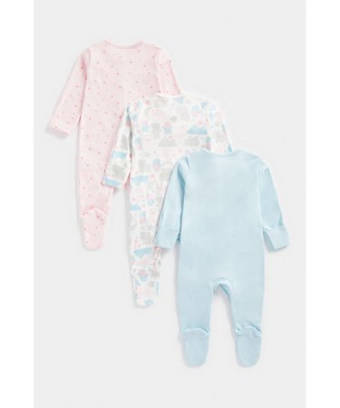 MOTHERCARE zīdaiņu kombinezons, 3 gab., FE111 