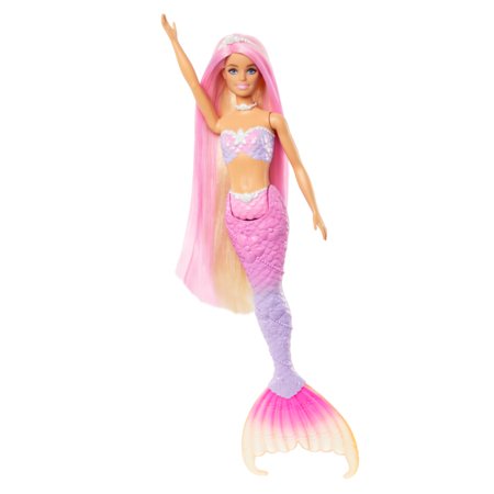 BARBIE Dreamtopia Malibu nāriņa ar krāsu maiņu, HRP97 