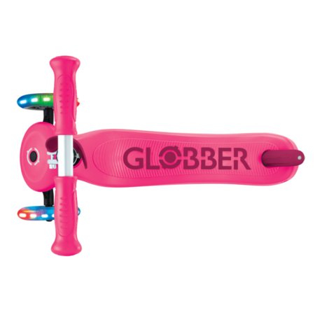 GLOBBER skrejritenis Go Up Sporty Lights, spilgti rozā, 452-610-4 S 