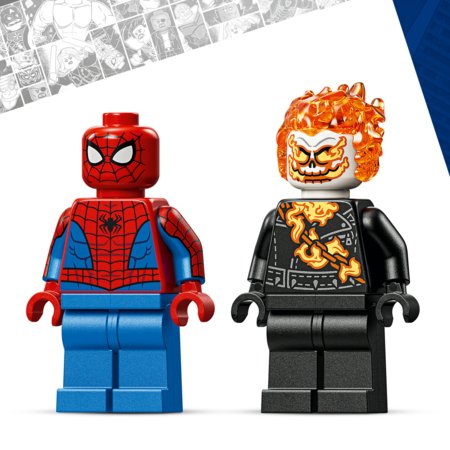 76335 LEGO® | Marvel Spider-Man pret Ghost Rider uz motocikla 