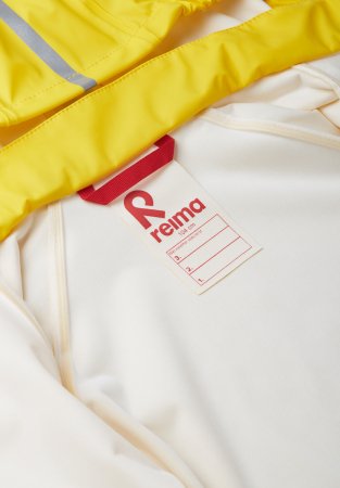REIMA ūdensnecaurlaidīga jaka LAMPI, dzeltena, 140 cm, 521491A-6980 521491A-6980-116